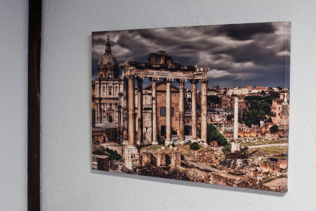 APC-01 Close up of Italy ruins, canvas gallery wrap by HDR photographer, Brian Matiash