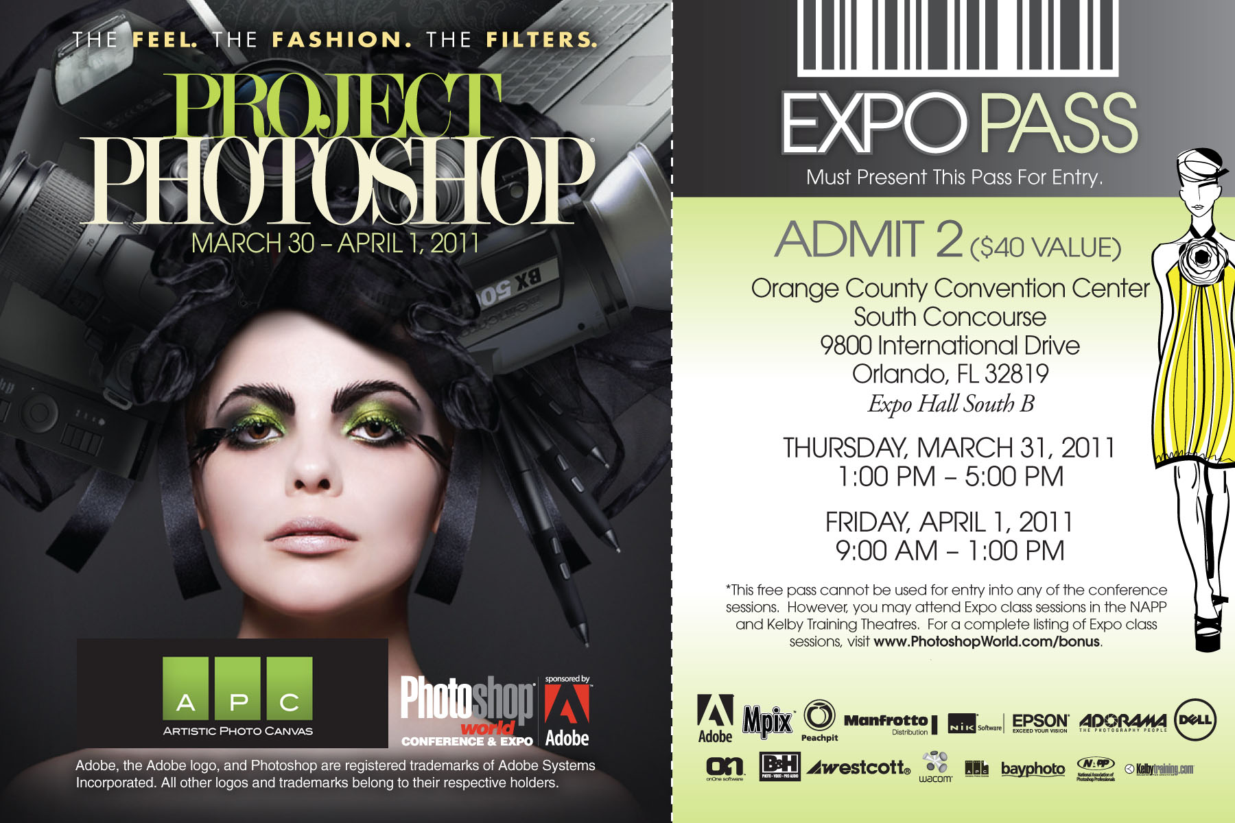 PSW_FreeExpoPass_Orlando APC Photoshop World Tech Expo Free Pass